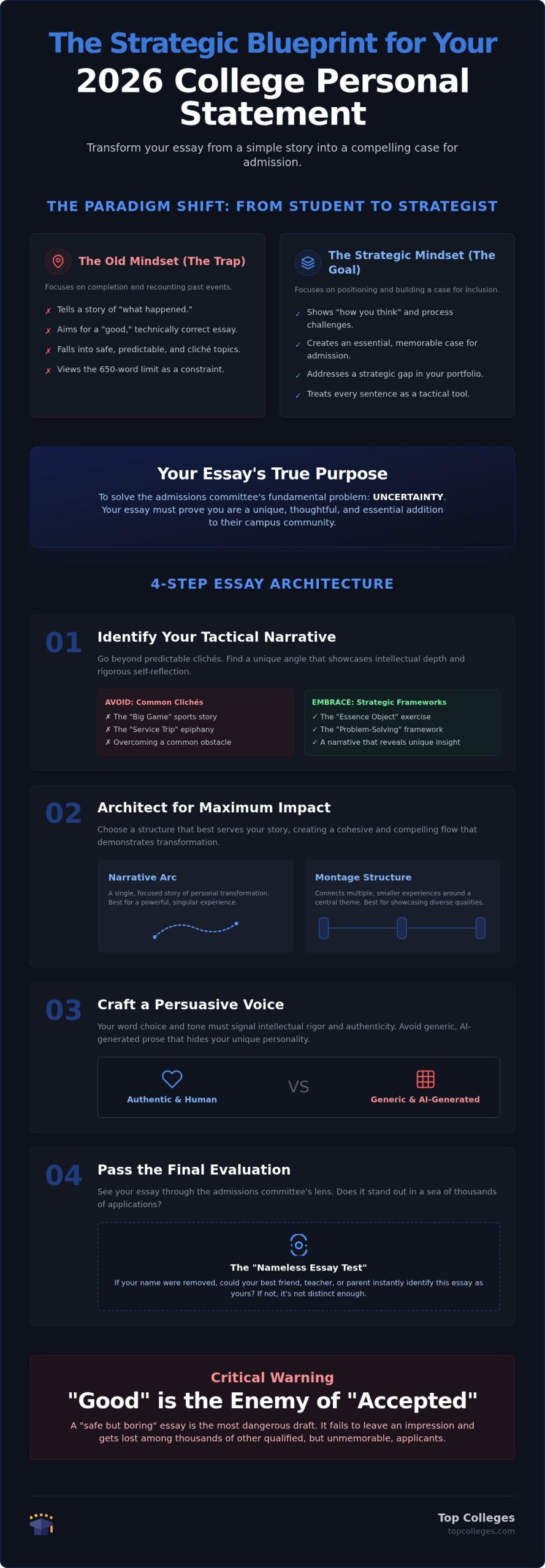 How to Write a College Personal Statement: A Strategic Blueprint for 2026 Admissions